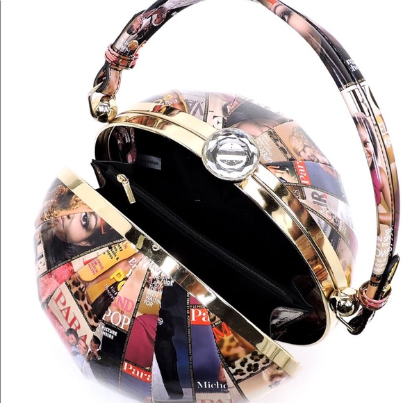 OBAMA Satchel 🦋NWT Magazine Patch Stripe Frame - Picture 5 of 5